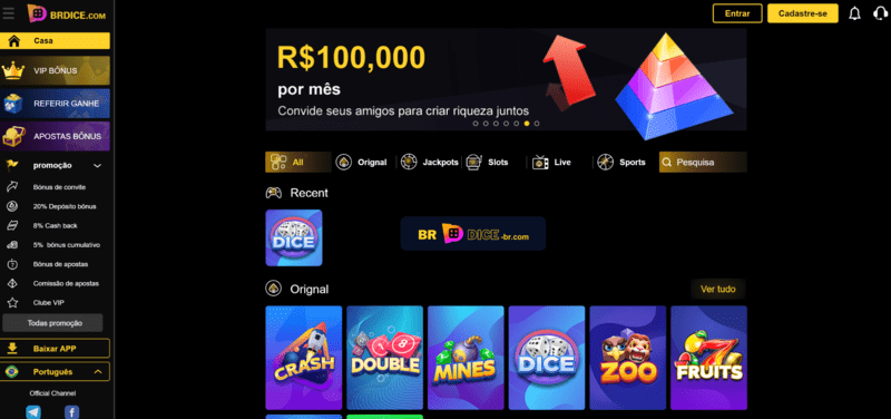 Chute bet